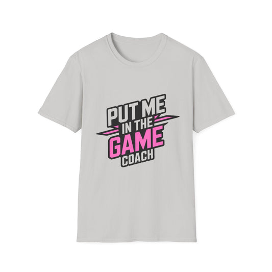 Pink Game On Unisex T-Shirt - Perfect for Coaches, Athletes, Sports Fans, Game Day Apparel, Team Spirit Wear Printify