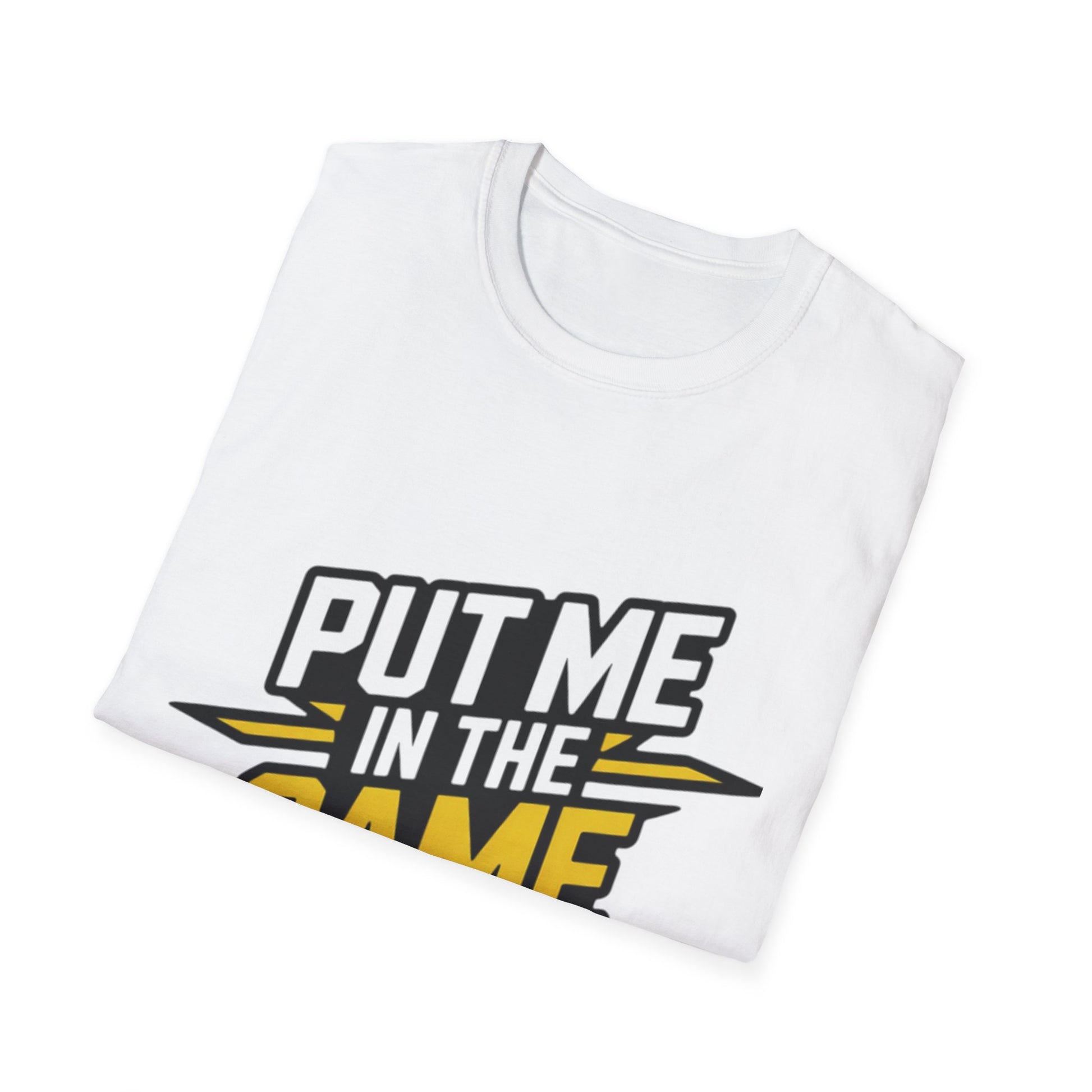 Put Me In The Game Coach Yellow Sports T Shirt Printify