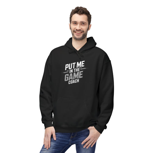 Put Me In The Game Coach Ash Sports Hoodie Printify