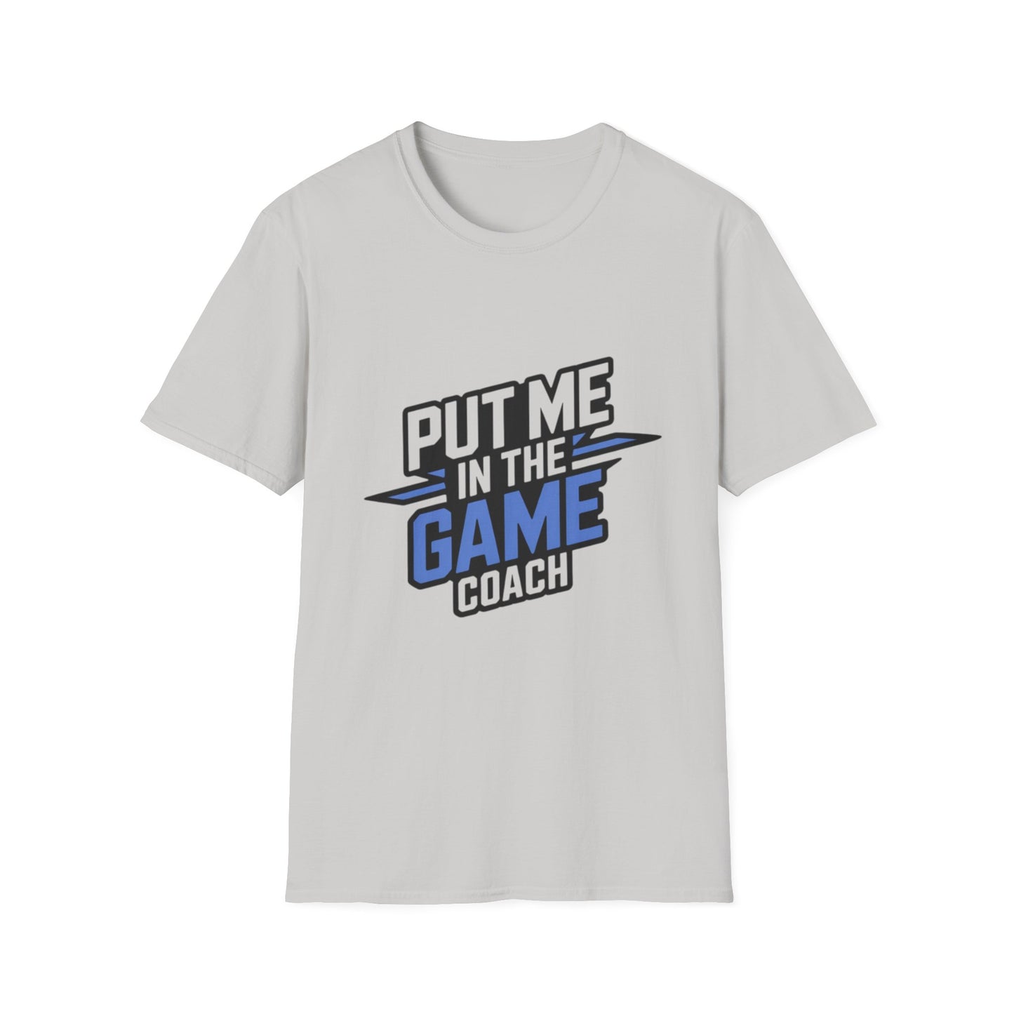 Put Me In The Game Coach Blue Sports T Shirt Printify