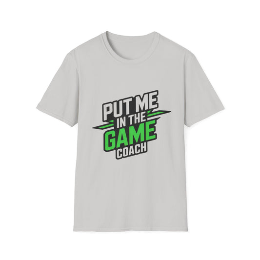 Green Game On Unisex T-Shirt - Perfect for Coaches, Athletes, Sports Fans, Game Day Apparel, Team Spirit Wear
