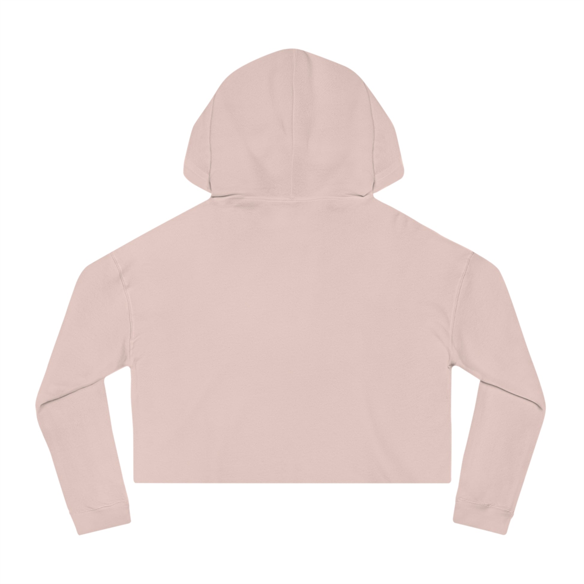 Women’s Cropped Hooded Ash Sweatshirt Printify