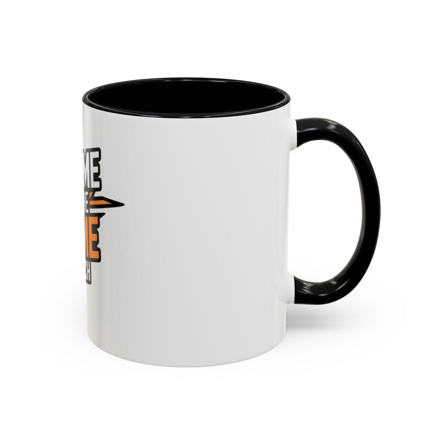 Put Me In The Game Coach Coffee Mug — Motivational Orange Accent Mug (11/15oz) Printify