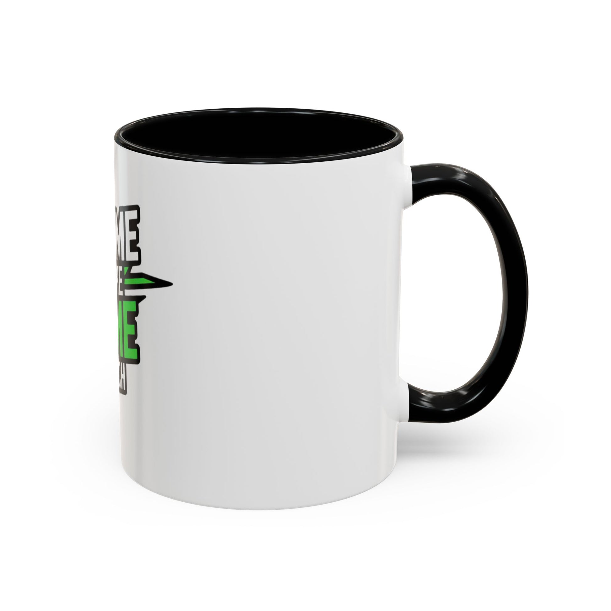 Put Me In The Game Coach Coffee Mug — Motivational Green Accent Mug (11/15oz) Printify