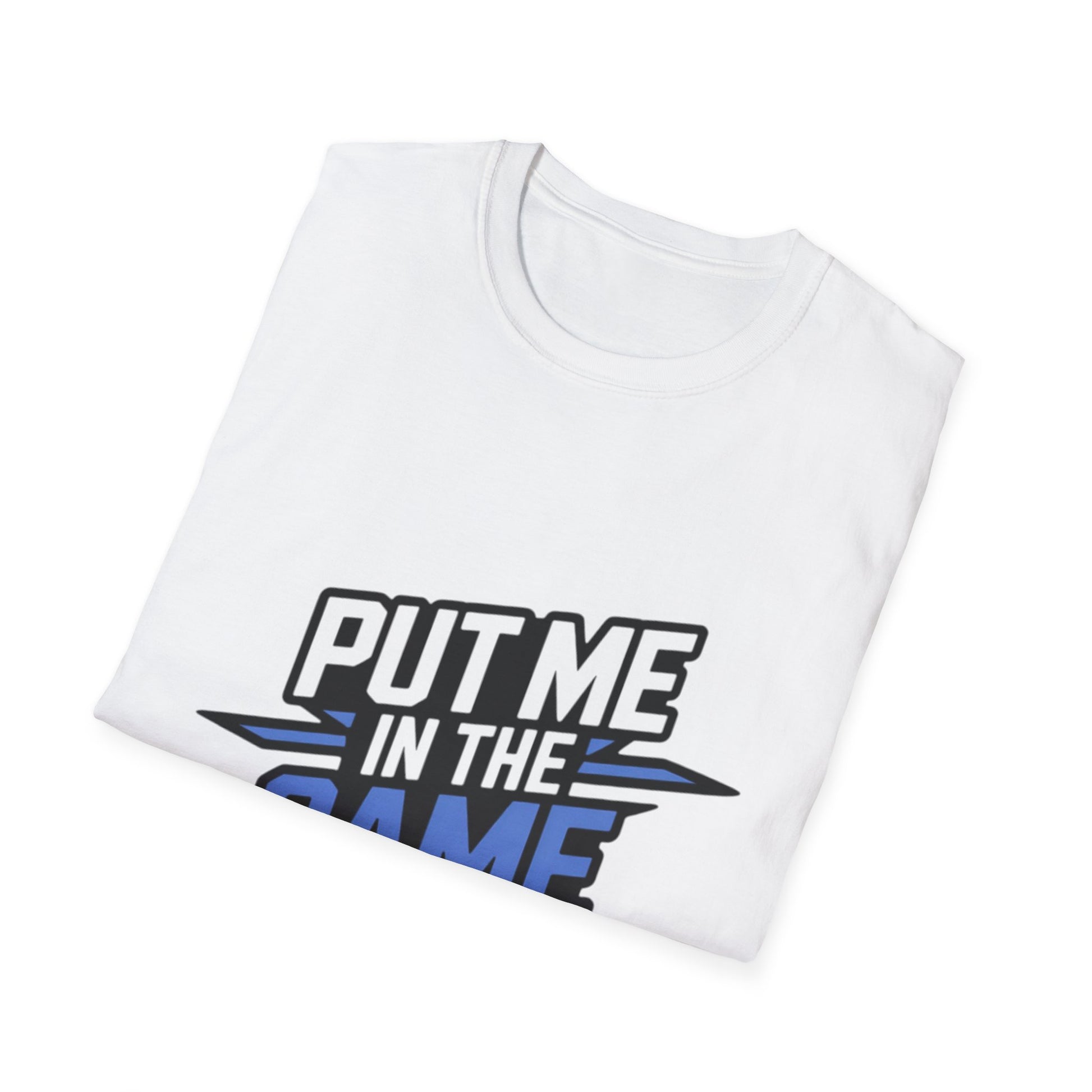 Put Me In The Game Coach Blue Sports T Shirt Printify