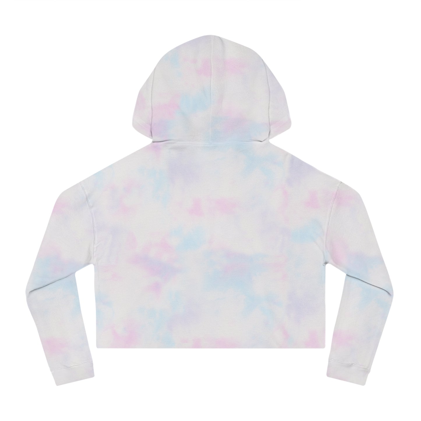 Women’s Cropped Hooded Purple Sweatshirt Printify