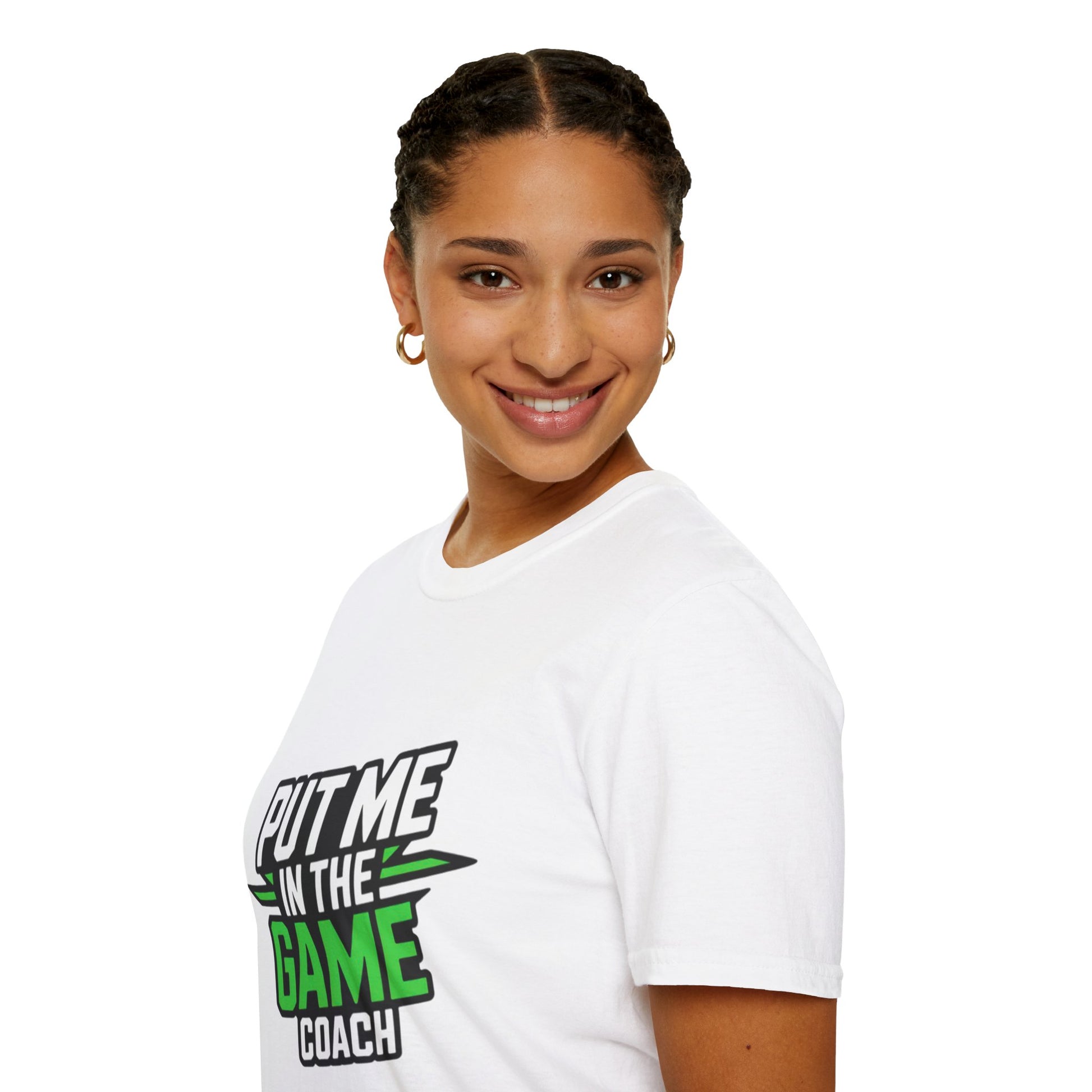 Put Me In The Game Coach Green Sports T Shirt Printify