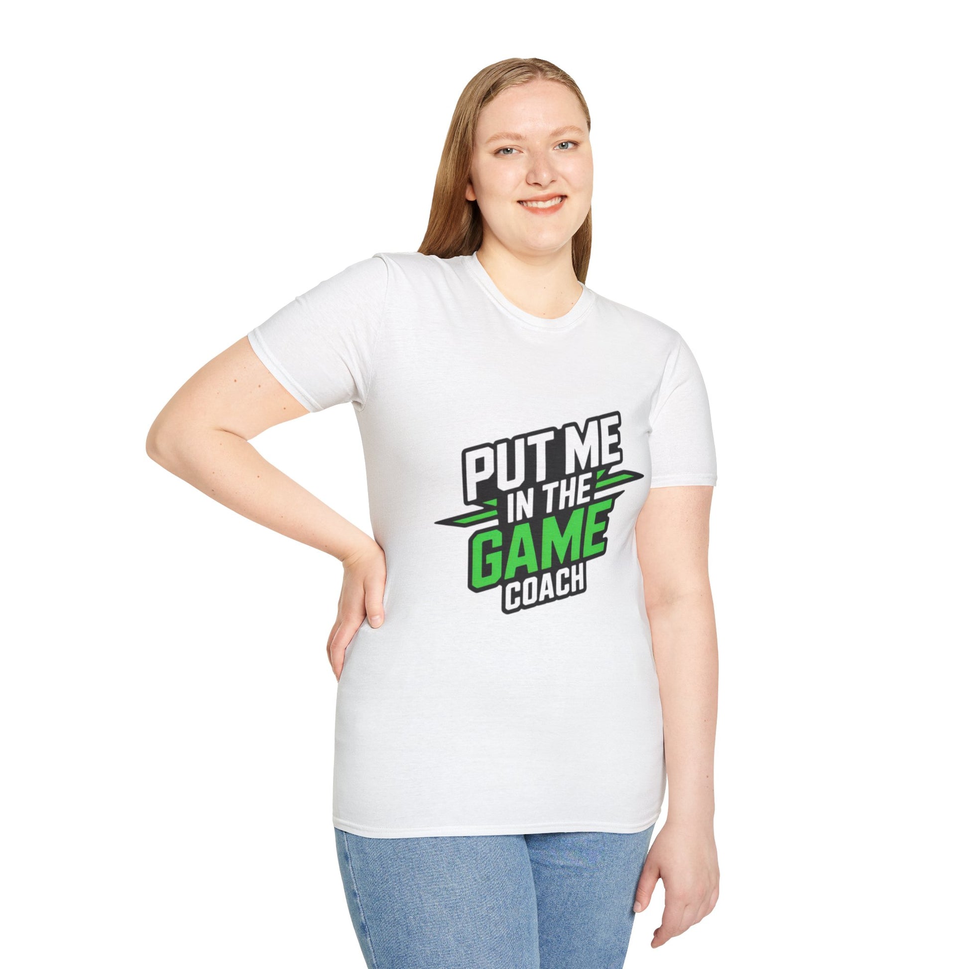 Put Me In The Game Coach Green Sports T Shirt Printify