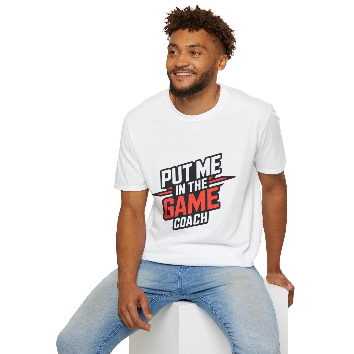 Put Me In The Game Coach Red Sports T Shirt Printify