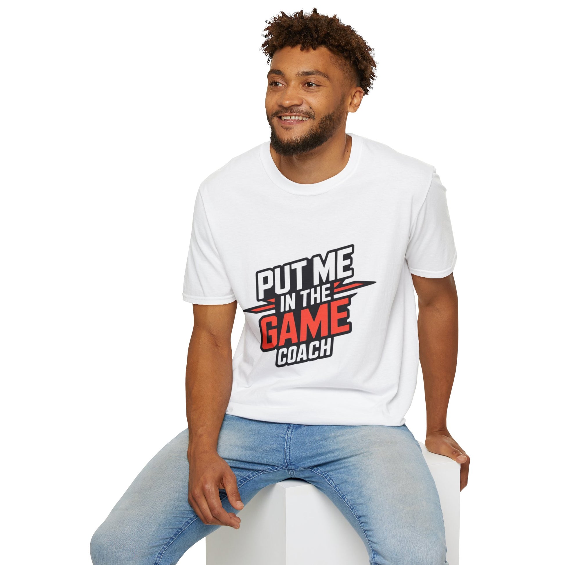 Put Me In The Game Coach Red Sports T Shirt Printify