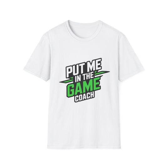 Green Game On Unisex T-Shirt - Perfect for Coaches, Athletes, Sports Fans, Game Day Apparel, Team Spirit Wear