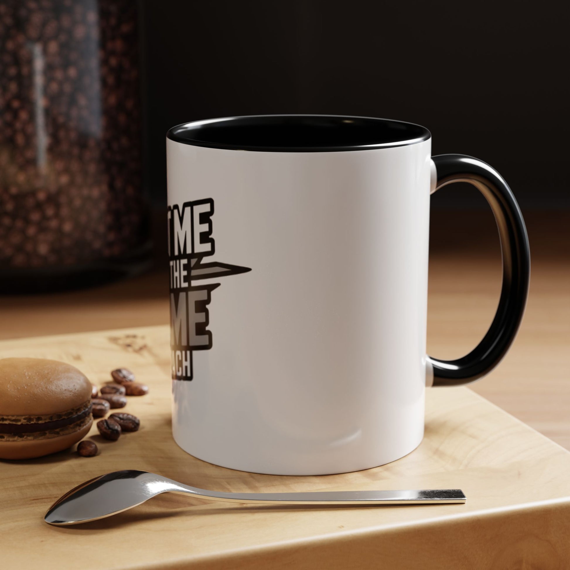 Put Me In The Game Coach Coffee Mug — Motivational Ash Accent Mug (11/15oz) Printify