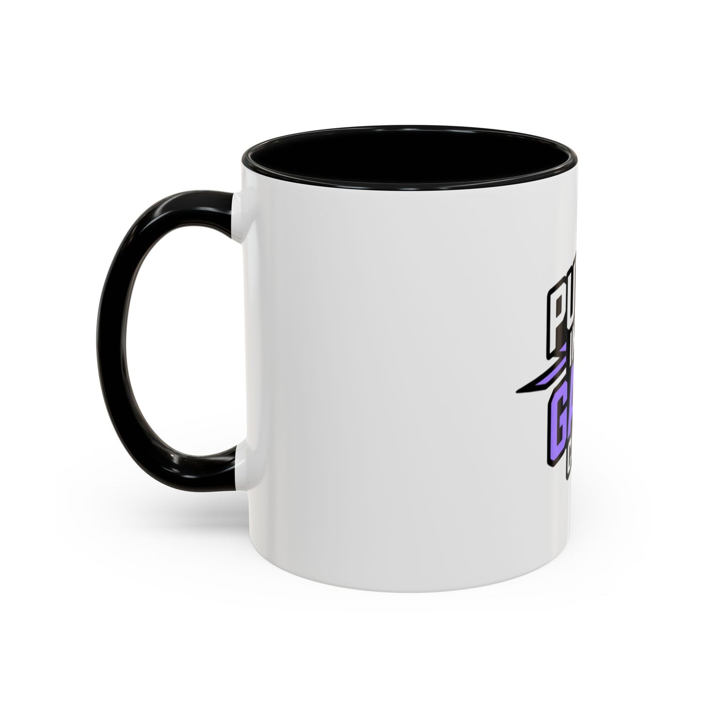 Put Me In The Game Coach Coffee Mug — Motivational Purple Accent Mug (11/15oz) Printify