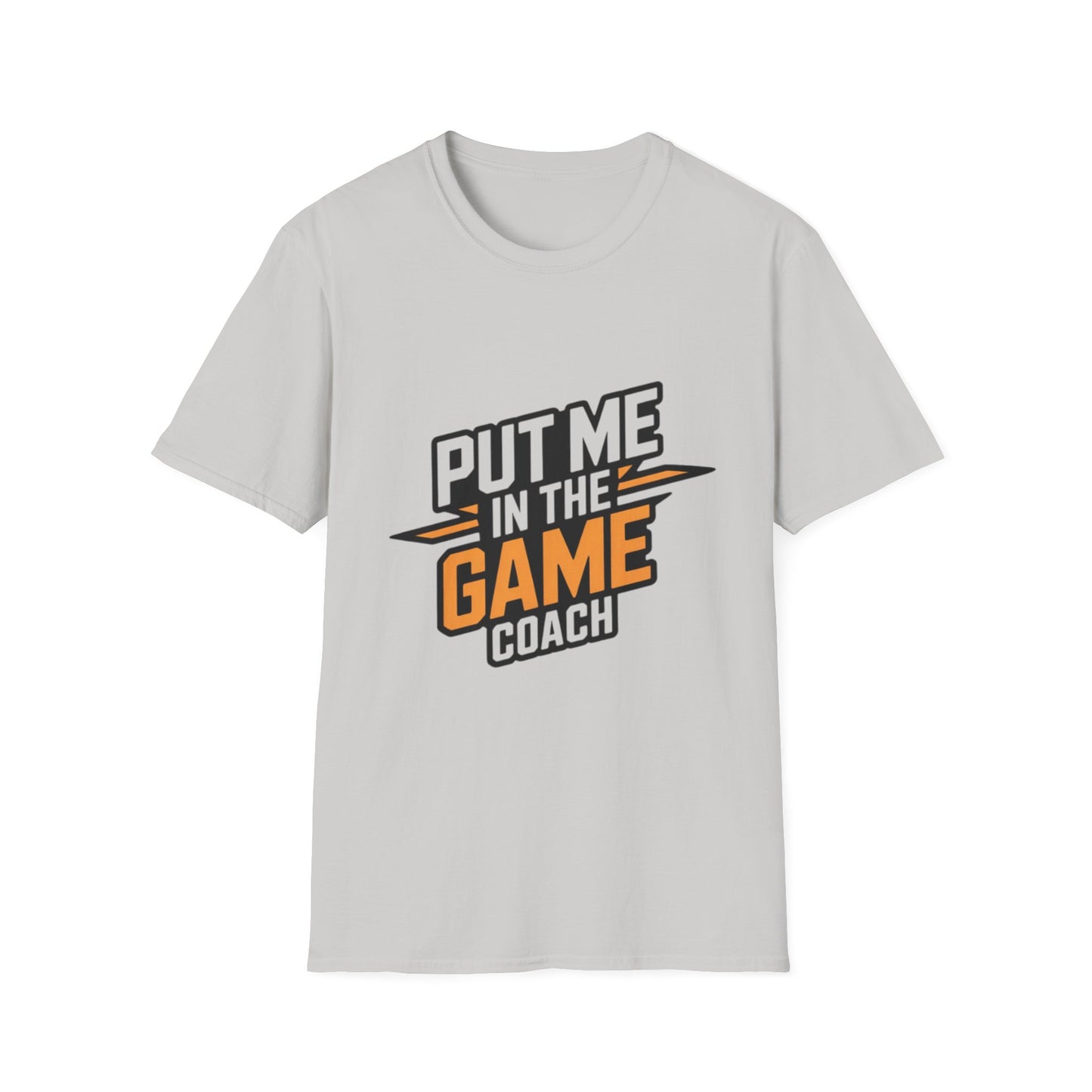 Put Me In The Game Coach Orange Sports T Shirt Printify